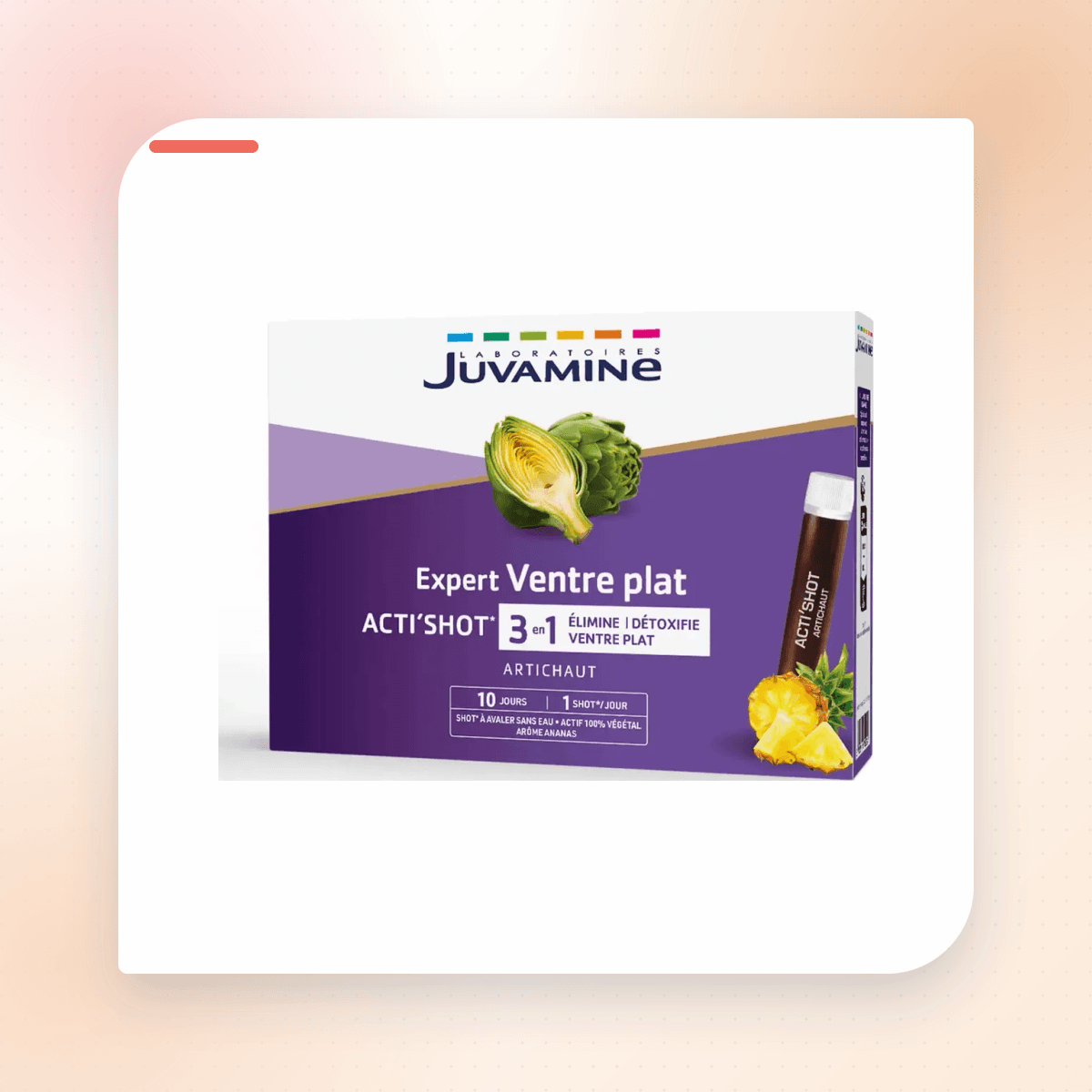 Juvamine Expert Ventre Plat Acti'Shot 3-en-1